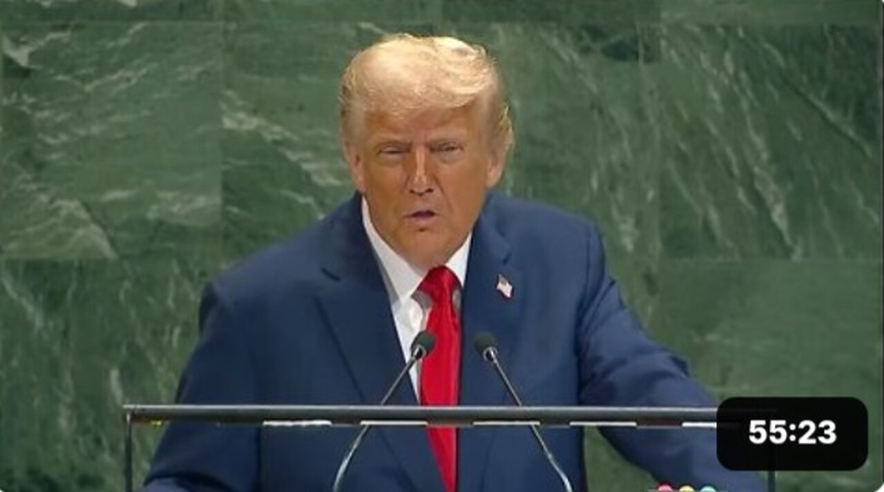 President Trump's address to the 80th session of the UN's Generally Assembly
