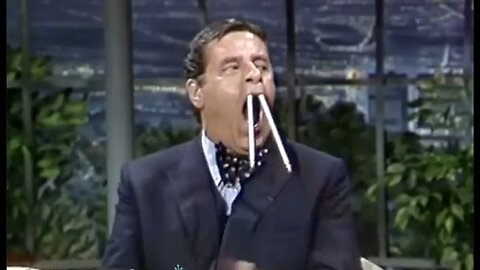 Jerry Lewis hilarious appearance on Johnny Carson, 1984 #johnnycarson