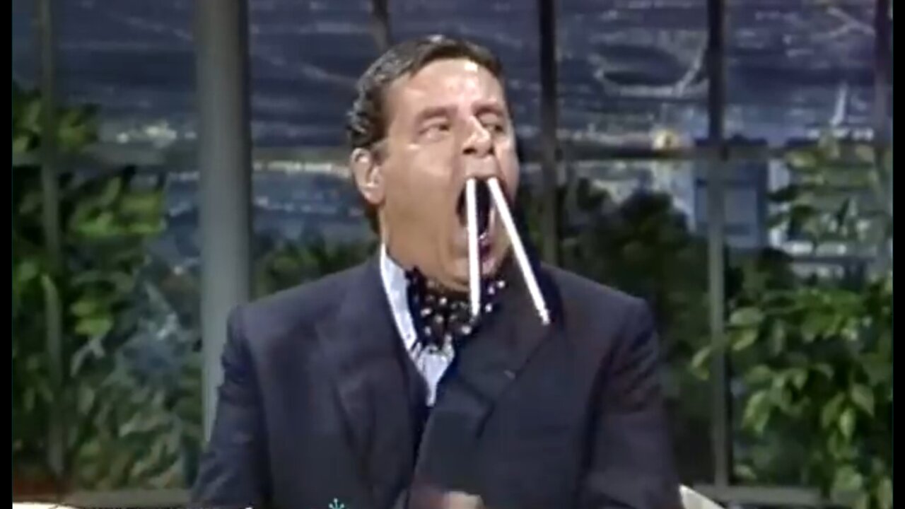 Jerry Lewis hilarious appearance on Johnny Carson, 1984 #johnnycarson
