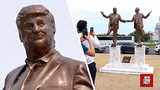 Statue of President Trump and Jeffrey Epstein removed from DC's National Mall