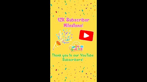 SunBeam Buddies has hit a new milestone on YouTube! 🎉