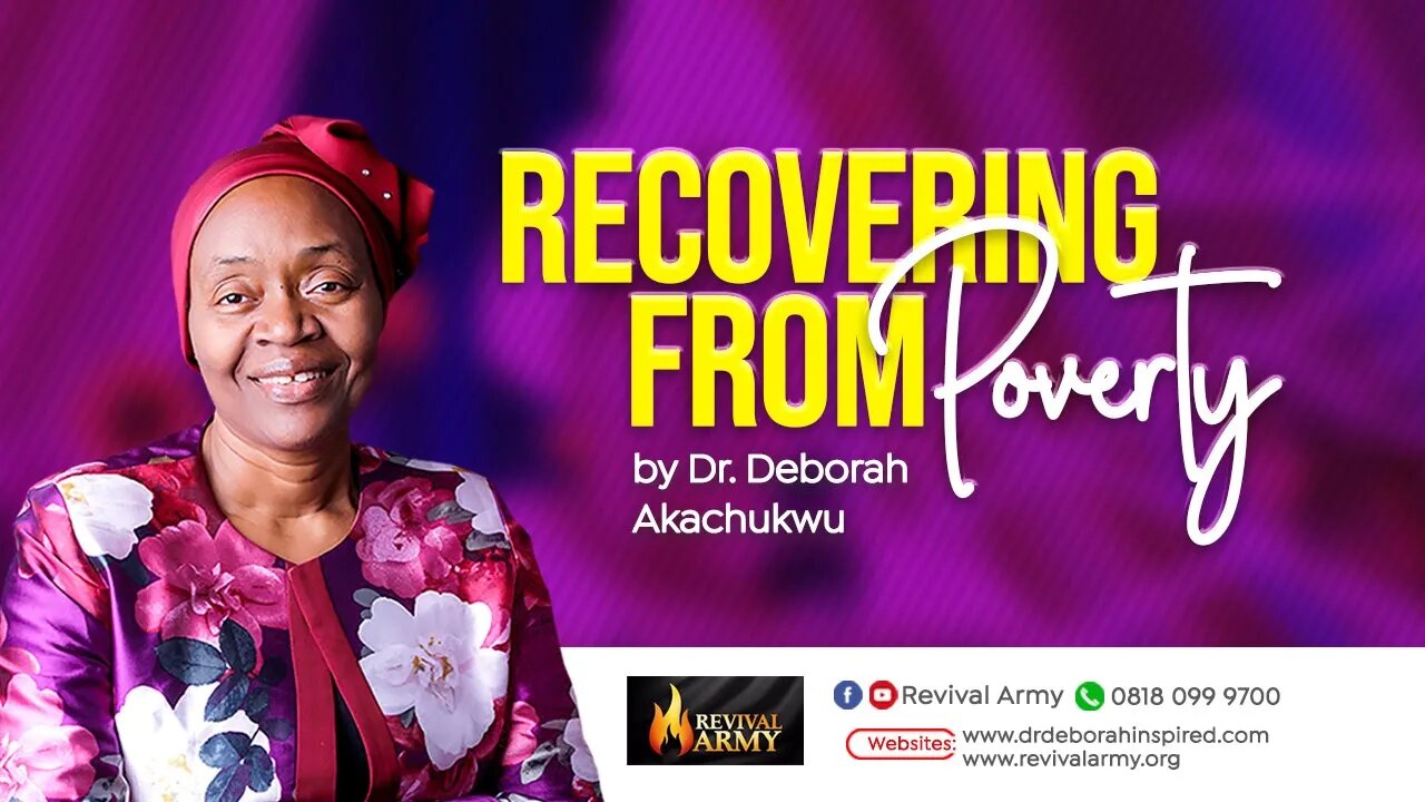 RECOVERING FROM POVERTY _ BISHOP DEBORAH MACFOY AKACHUKWU, Ph.D