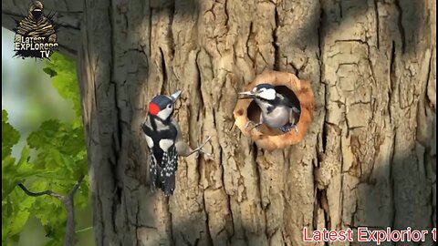 Great spotted woodpecker