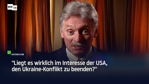 "Liegt es wirklich im Interesse der USA, den Ukraine-Konflikt zu beenden?"