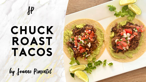 CHUCK ROAST BEEF TACOS | Slow Cooker Beef Tacos
