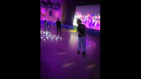 just roller skating