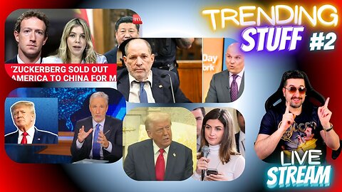 Harvey Weinstein Retrial / Trump Bash Reporter / Jon Stewart Mock Trump/ Meta Whistleblower TS #2