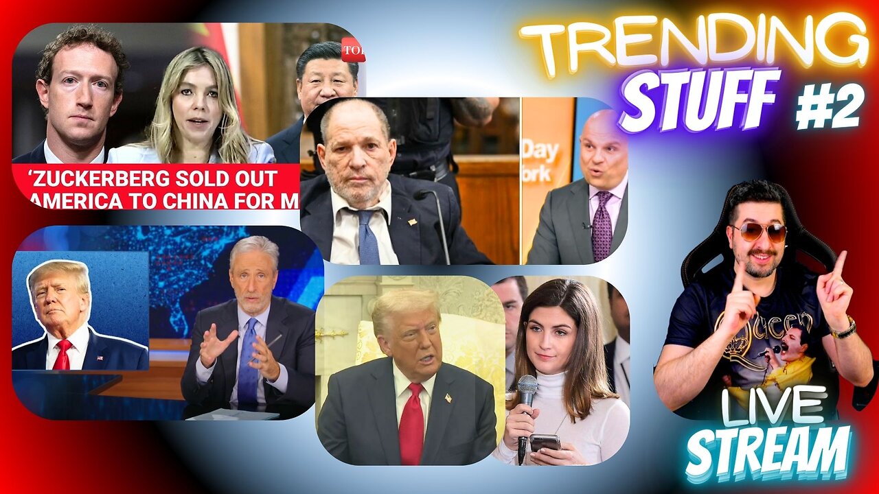 Harvey Weinstein Retrial / Trump Bash Reporter / Jon Stewart Mock Trump/ Meta Whistleblower TS #2