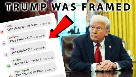 Leaked War Plans: Donald Trump Was FRAMED!!
