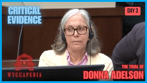 🟦STREAMING NOW: Jury's View 🟦 FL v. Donna Adelson Murder-for-Hire Trial | DAY 3