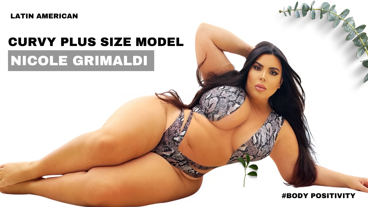 Nicole Grimaldi: Latin American Curvy Plus-Size Fashion Model & Body Positivity Influencer