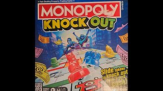Monopoly Knockout Board Game (2024, Hasbro) -- What's Inside