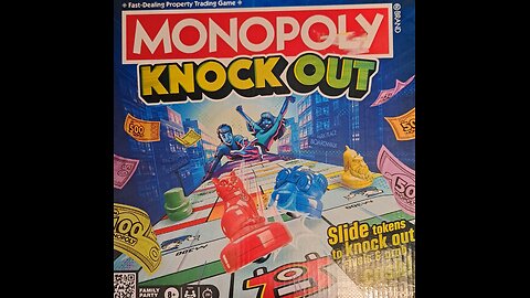 Monopoly Knockout Board Game (2024, Hasbro) -- What's Inside