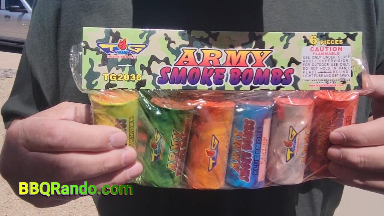 ARMY Smoke Bombs 2025 - Top Gun Fireworks