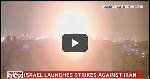 Footage shows explosions in Tehran following Israeli missile strikes