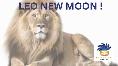 LEO NEW MOON - PROVOCATEUR ASTROLOGY