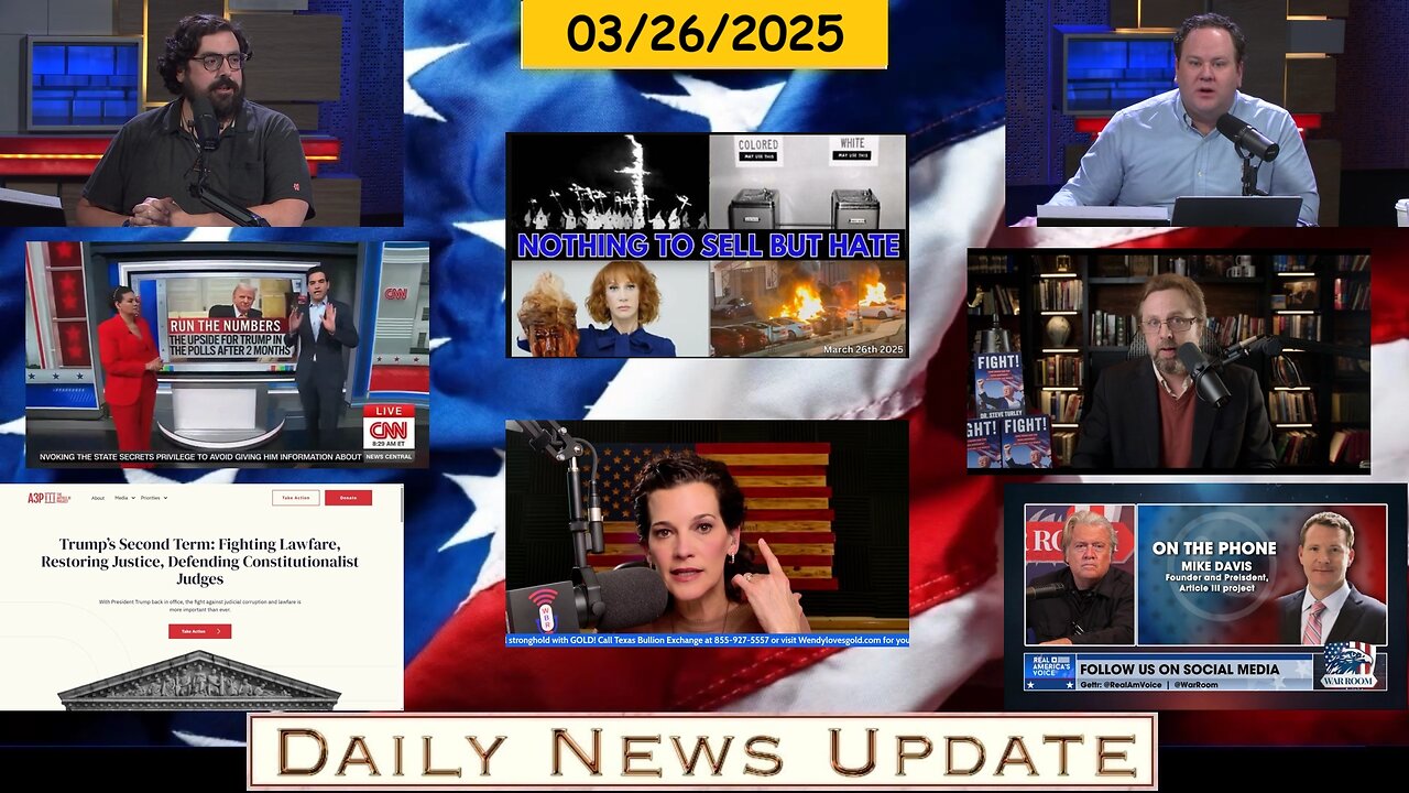 ACLJ: Mike Waltz, Bannons: Mike Davis, Dr Steve Turley: ARMAGEDDON, Wendy Bell: Nothing To Sell But Hate | EP1513
