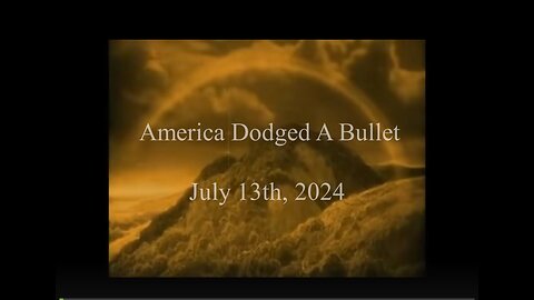 America Dodged a Bullet -July 13th 2024 - TMR With John Carman & Robert Morningstar