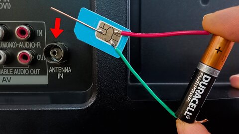 Insert Sim Card Into The TV and Watch All Channels In The World || Antenna Booster