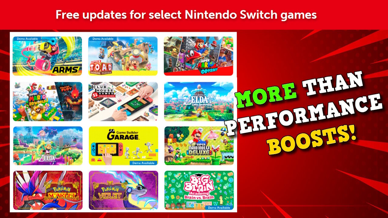 🎮 Free Nintendo Switch 2 Updates for Your Favorite Games! | Full List & Features