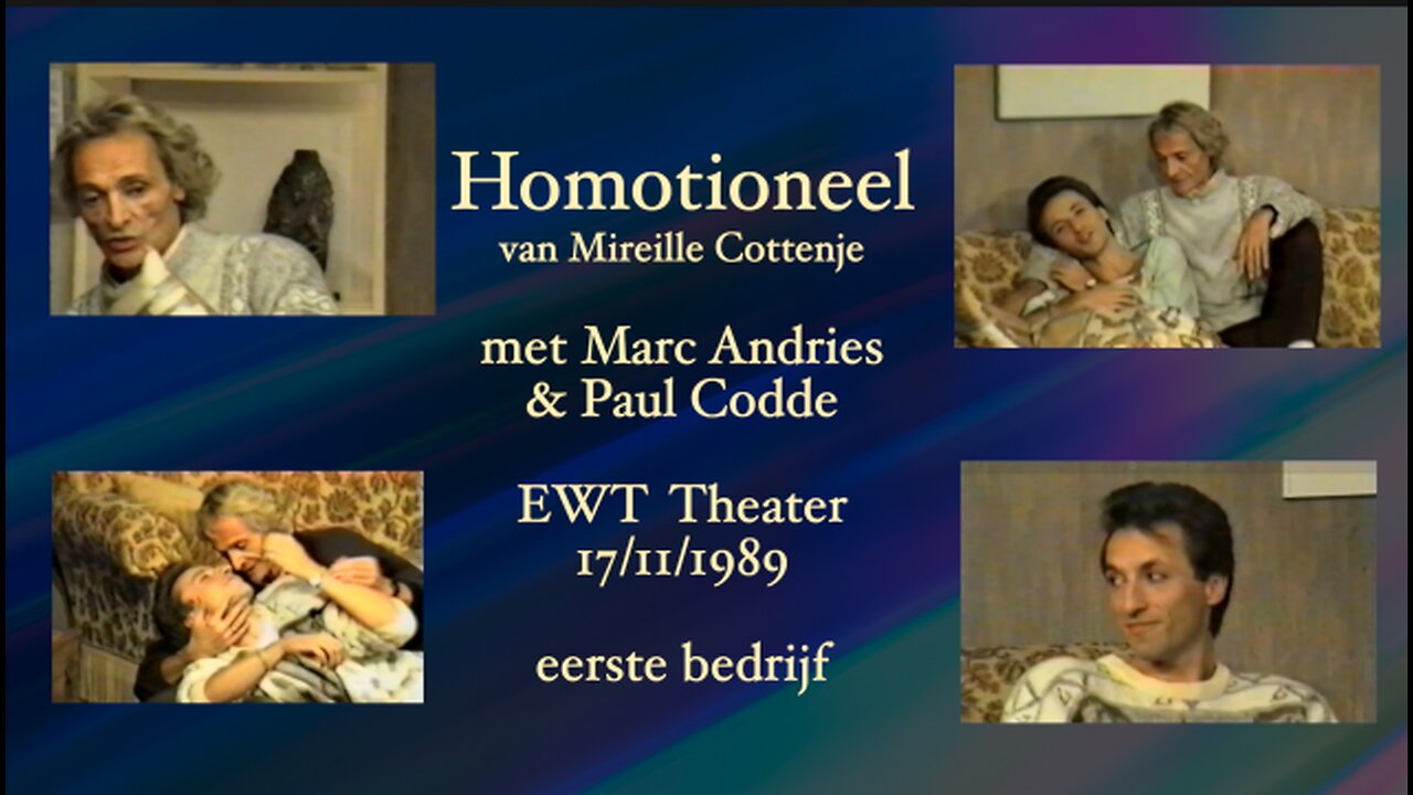Homotioneel - met Marc Andries & Paul Codde - 17 november 1989 - een document