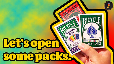 What do these colors mean?! Opening up some Bicycle "multicolor" decks. They are not what I think!