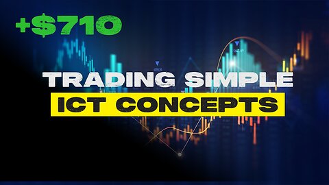 Day Trading NQ Futures with Easy ICT Strategy | $710 Profit