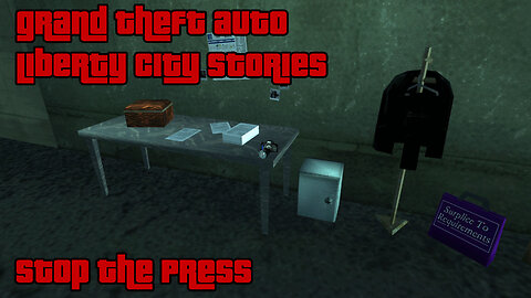 GTA: Liberty City Stories | Mission 61: STOP THE PRESS | PCSX2, 1440p, HD Textures