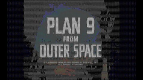 (plan9 from outerspace) public domain [1957] - ascii caca 1440p