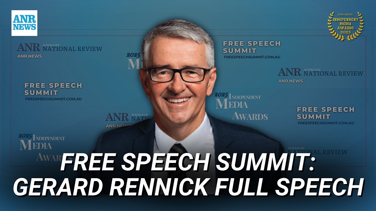 FREE SPEECH SUMMIT: Gerard Rennick's full speech