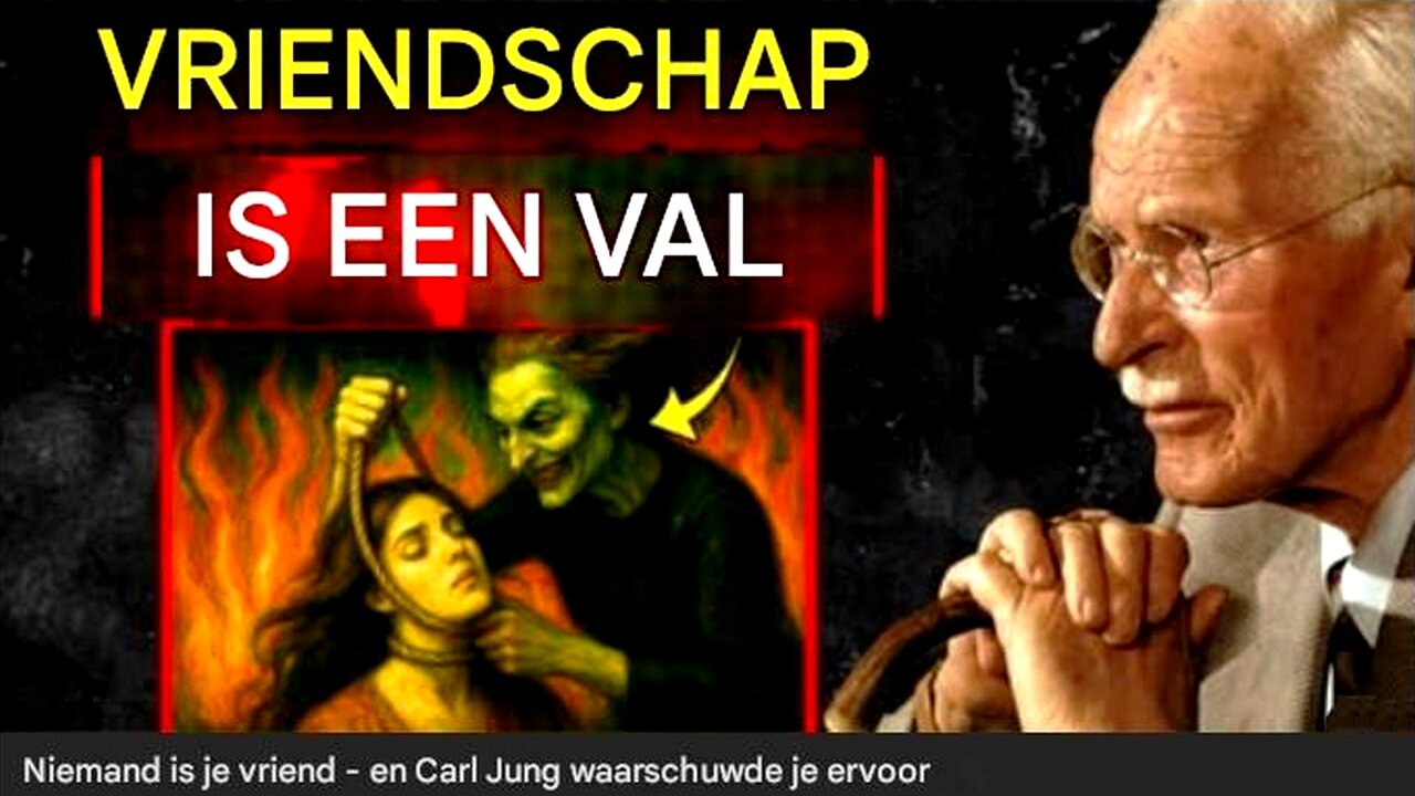 Niemand is je vriend - en Carl Jung waarschuwde je ervoor.