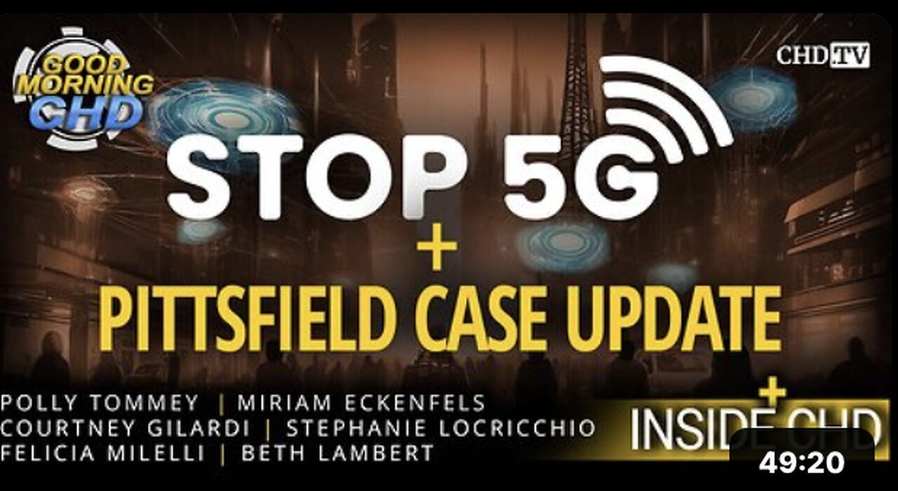 "Pittsfield Case Update: A Call to Halt 5G"