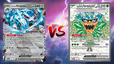 Pokemon TCG Live Steven's Metagross EX Genesect EX VS Ogerpon EX Venusaur EX!!