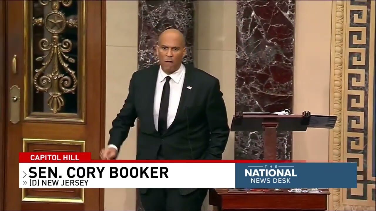 Sen. Cory Booker breaks Strom Thurmond's 1957 Senate speech record
