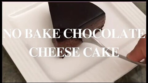 No Bake Chocolate Cheesecake | No Gelatin, No Oven,No Egg| Cheesecake #cheesecake #chocolate