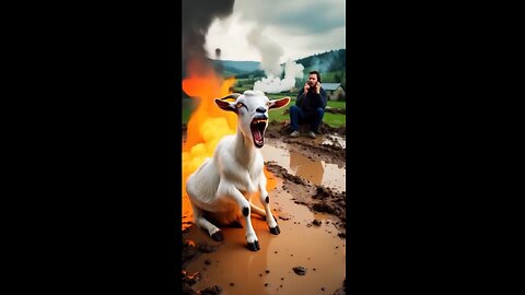 the goat fire his body 👌 see full cartoon video 🎥