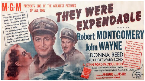 🎬 They Were Expendable (1945) | TRAILER & FULL MOVIE LINK 