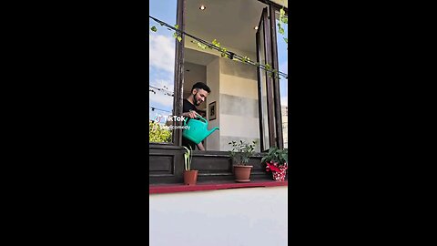 Pov.When your just Enjoying Watering Plants 🤣