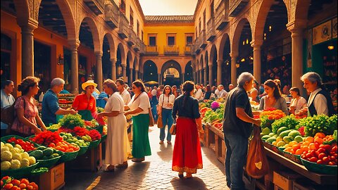 🎥 Walking Tour: Mercado de Triana, Seville 🇪🇸 | Authentic Spanish Market Experience in Triana