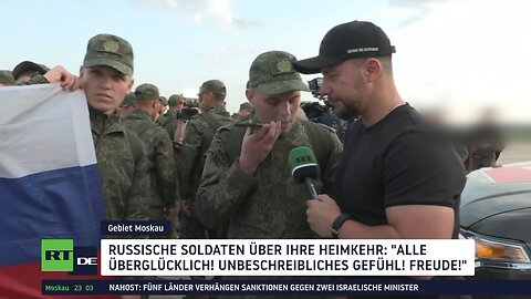 Exklusiv: Rückkehr russischer Soldaten aus ukrainischer Gefangenschaft
