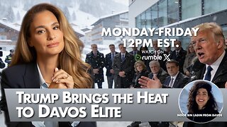 MORNINGS WITH MEL K -Trump Brings the Heat to Davos Elite With Noor Bin Ladin- 1-20-26