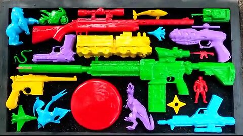 Cleans Nerf Shotgun, Sniper Rifles, Ak47, Assault Rifle, Glock Pistol, Laser Gun, MP5. Part 3