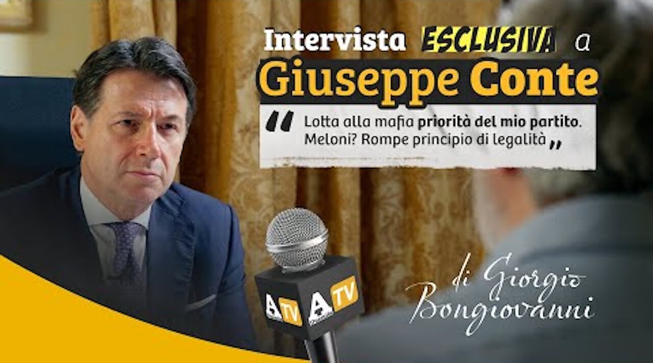Giuseppe Conte “Lotta alla mafia priorità”