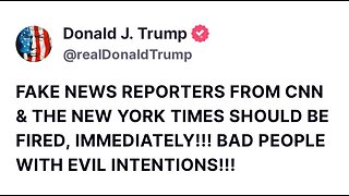 President Trump ENDS Fake News CNN - New York City is F*CKED