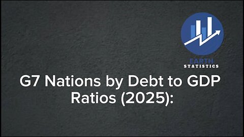 G7 Nations by Debt to GDP Ratios (2025)