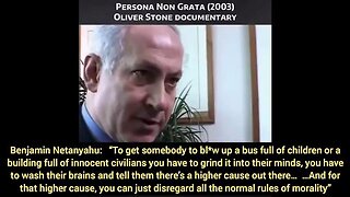 Netanyahu Describes How Mossad Hires Crisis Actors