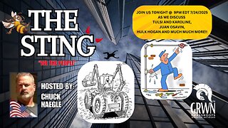 The Sting Podcast with JUST US!!! 7/24/25 @ 9pm EDT