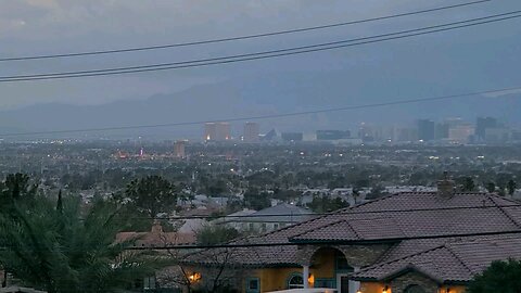 Did you see tonight's windy Las Vegas sunset? Check this out! 03.17.2025 #follow #lasvegas #travel