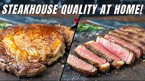 Steakhouse Ribeye at Home