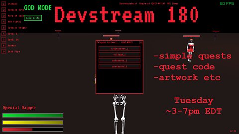 Synthnostate Devstream 180 - Quests!!